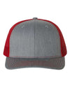 Heather Grey/ Red